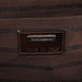 Dolce Gabbana Brown Patent Leather Clutch Bag