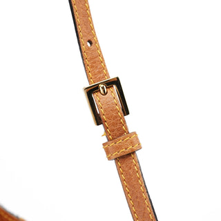 Dolce & Gabbana Denim Brown Calfskin Mini Hobo Bag