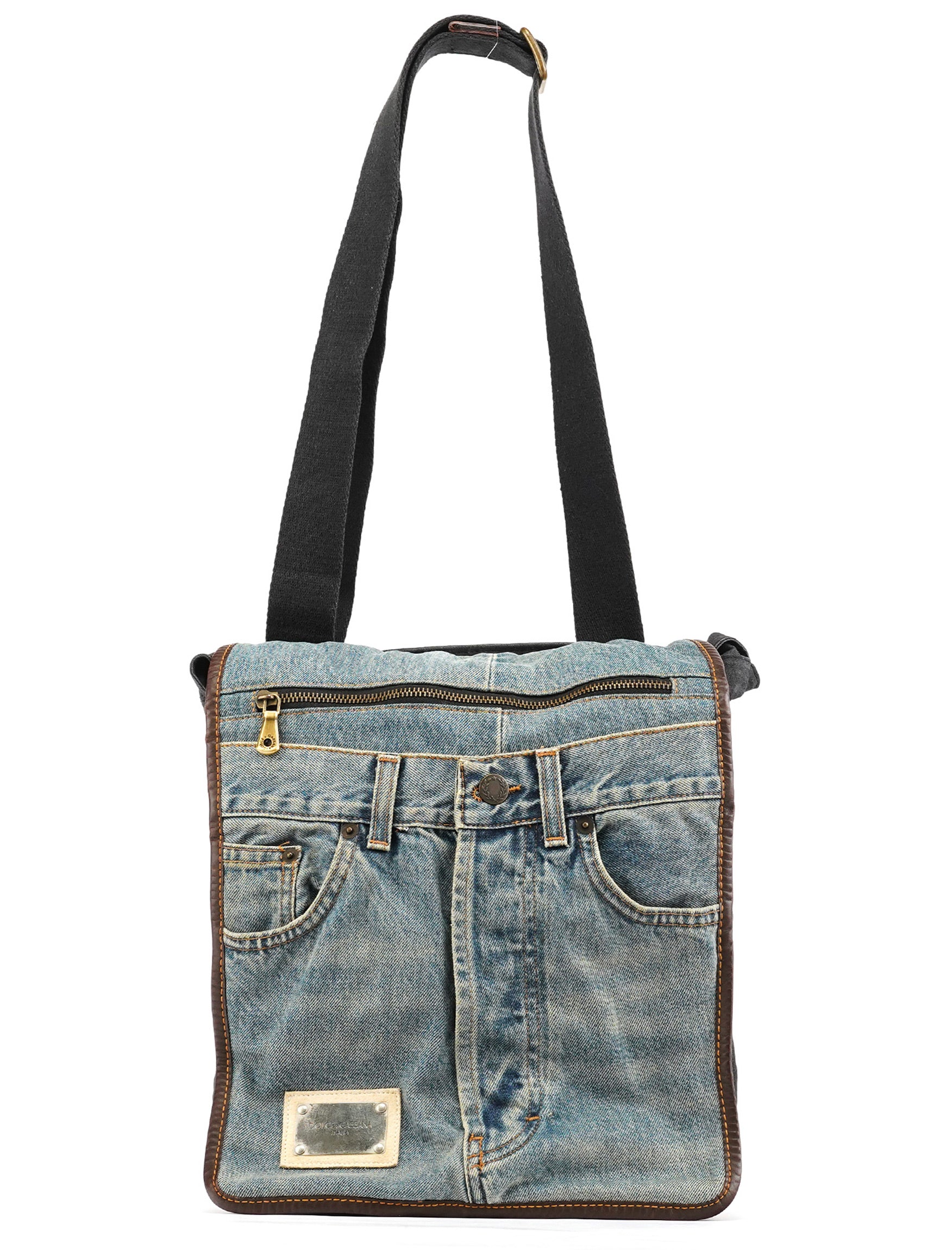Dolce & Gabbana Denim Jeans Crossbody Bag