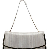 Dolce & Gabbana Grey Gold Leather DG Shoulder Bag