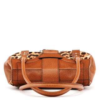 Dolce & Gabbana Leopard Calfhair Tote Bag
