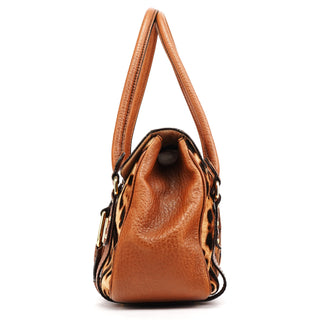 Dolce & Gabbana Leopard Calfhair Tote Bag