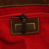 Dolce & Gabbana Multicolour Suede Feather Shoulder Bag