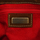 Dolce & Gabbana Multicolour Suede Feather Shoulder Bag