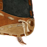 Dolce & Gabbana Multicolour Suede Feather Shoulder Bag