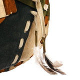 Dolce & Gabbana Multicolour Suede Feather Shoulder Bag