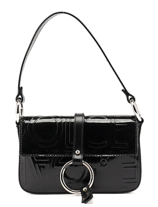 Dolce & Gabbana Patent Leather Embossed Mini Hobo Bag