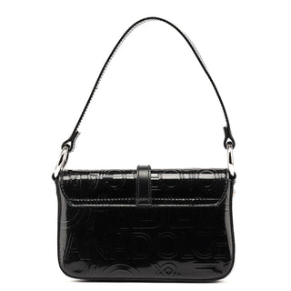 Dolce & Gabbana Patent Leather Embossed Mini Hobo Bag