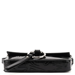 Dolce & Gabbana Patent Leather Embossed Mini Hobo Bag