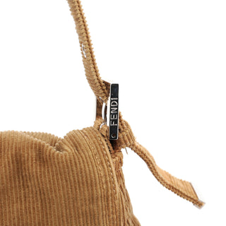 Fendi Beige Corduroy Mamma Bag