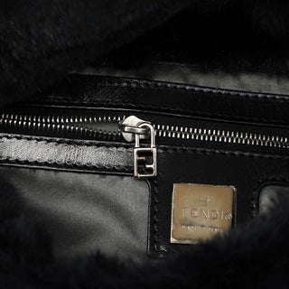 Fendi Black Fur Mamma Bag