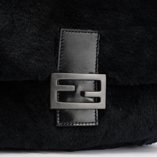 Fendi Black Fur Mamma Bag