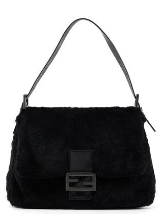 Fendi Black Fur Mamma Bag