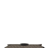 Fendi Brown Zucchini Canvas Monogram Baguette