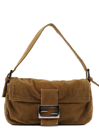 Fendi Corduroy Baguette Bag