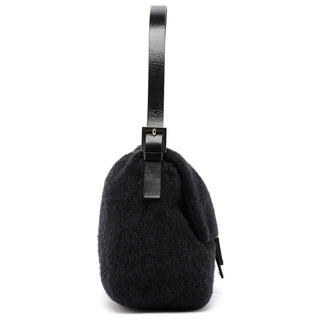 Fendi Navy Virgin Wool Mamma Bag