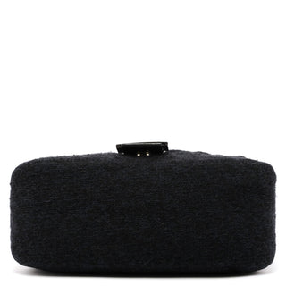 Fendi Navy Virgin Wool Mamma Bag