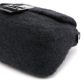 Fendi Navy Virgin Wool Mamma Bag