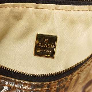 Fendi Zucchino FF Plastic Handbag