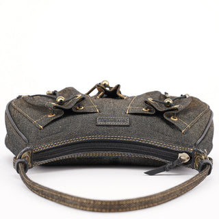 Givenchy Anthracite Denim Hobo Shoulder Bag