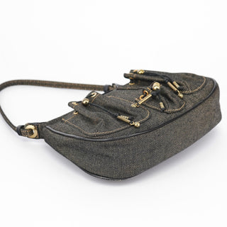 Givenchy Anthracite Denim Hobo Shoulder Bag