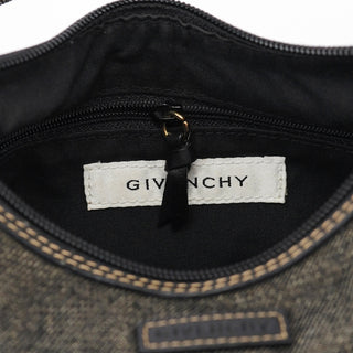 Givenchy Anthracite Denim Hobo Shoulder Bag
