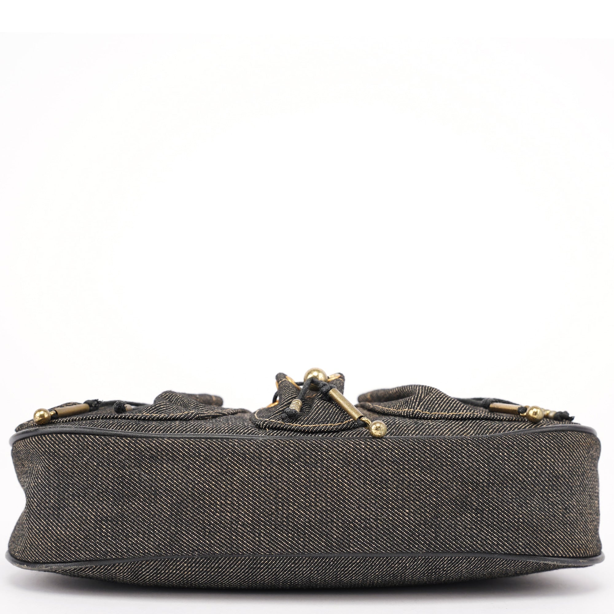Givenchy Anthracite Denim Hobo Shoulder Bag