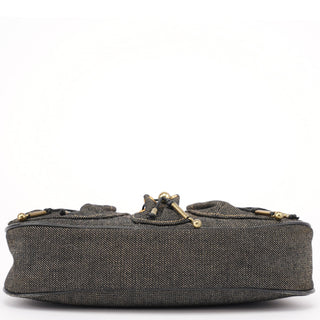 Givenchy Anthracite Denim Hobo Shoulder Bag