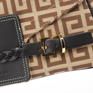 Givenchy Beige Brown Monogram Hobo Bag