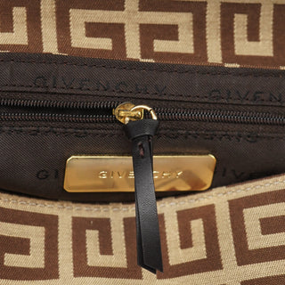 Givenchy Beige Brown Monogram Hobo Bag