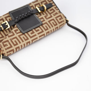 Givenchy Beige Brown Monogram Hobo Bag