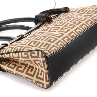 Givenchy Beige Brown Monogram Tote Bag