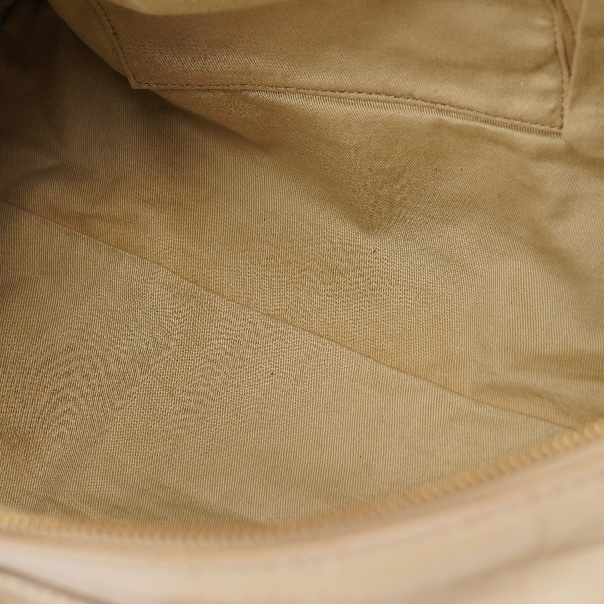 Givenchy Beige Croc Embossed Bowling Bag