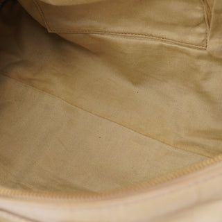 Givenchy Beige Croc Embossed Bowling Bag