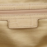 Givenchy Beige Croc Embossed Bowling Bag