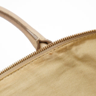 Givenchy Beige Croc Embossed Bowling Bag