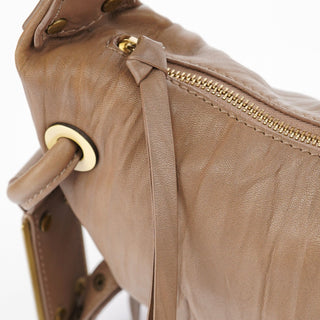 Givenchy Beige Lambskin Hobo Shoulder Bag