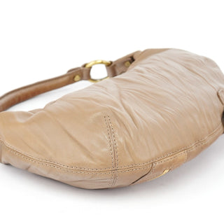 Givenchy Beige Lambskin Hobo Shoulder Bag