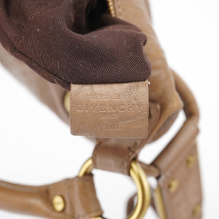 Givenchy Beige Lambskin Hobo Shoulder Bag