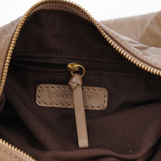 Givenchy Beige Lambskin Hobo Shoulder Bag