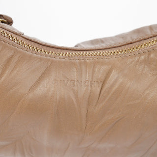 Givenchy Beige Lambskin Hobo Shoulder Bag