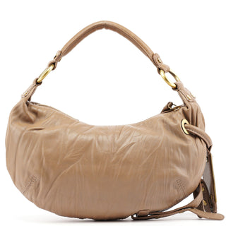 Givenchy Beige Lambskin Hobo Shoulder Bag
