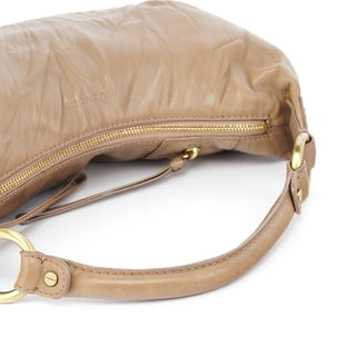 Givenchy Beige Lambskin Hobo Shoulder Bag