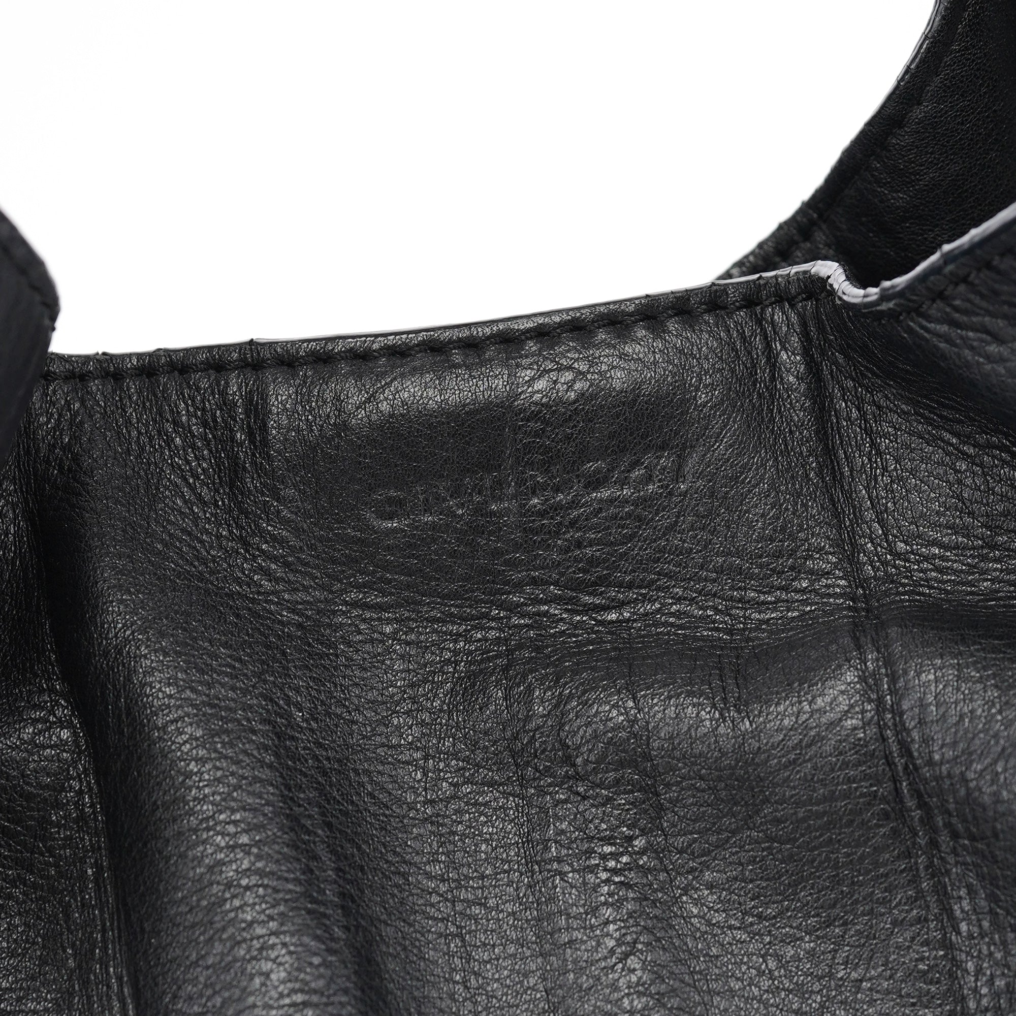 Givenchy Black Calfskin Hobo Shoulder Bag