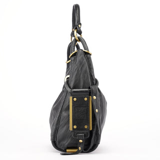 Givenchy Black Calfskin Hobo Shoulder Bag