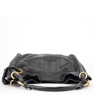 Givenchy Black Calfskin Hobo Shoulder Bag