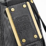 Givenchy Black Calfskin Hobo Shoulder Bag