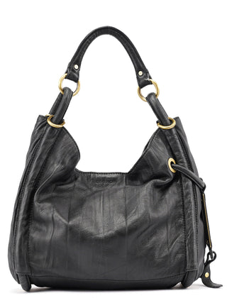 Givenchy Black Calfskin Hobo Shoulder Bag