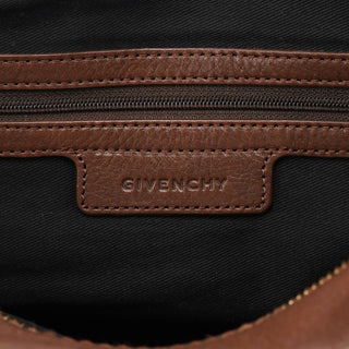 Givenchy Brown Lambskin 2-Way Tote Bag