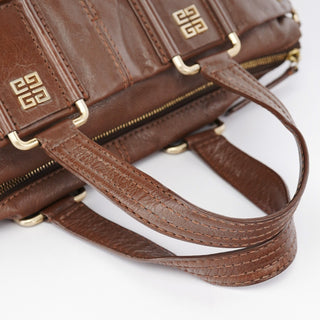 Givenchy Brown Lambskin 2-Way Tote Bag